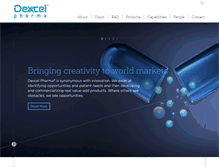 Tablet Screenshot of dexcel.com